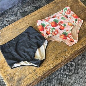 Kortni Jeane Pair High Waisted Swim Bottoms M